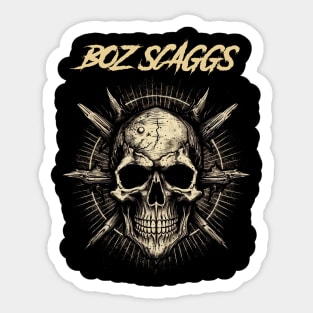 BOZ SCAGGS MERCH VTG Sticker